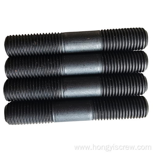 Carbon steel double ended bolt screw threaded studs